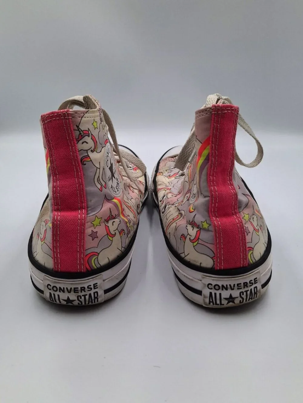 Converse Chuck Taylor Unicorn Castle Pink Purple High Top Sneaker Junior 6